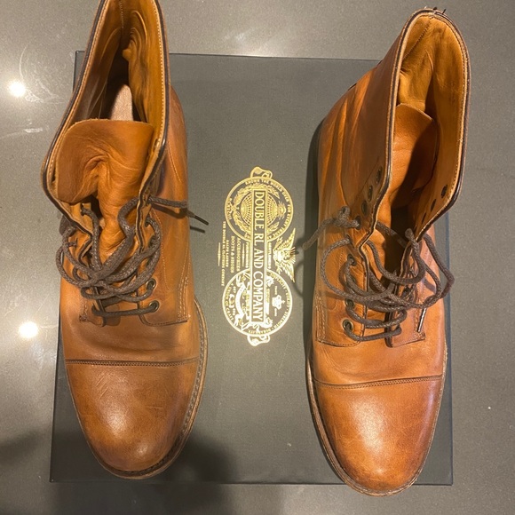 rrl livingstone leather boot